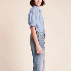 Trovata - Blouse Gemma - Bleu -Mode Vêtements Magasin blouse5 f031bd25 9aab 4336 823c c32c50fbb1fa