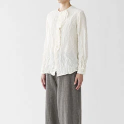 Pas De Calais - Blouse à Volants - Ecru -Mode Vêtements Magasin blouse8