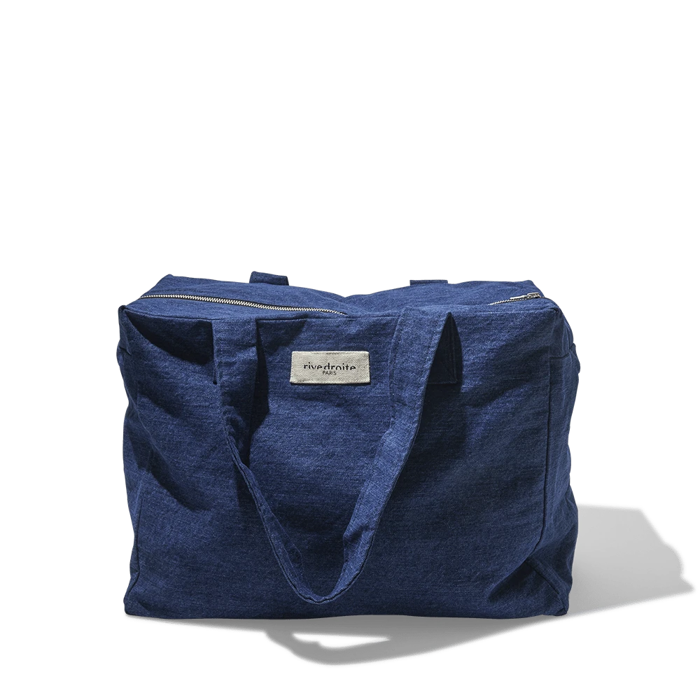 Rivedroite - Cabas 24h Célestins En Coton Recyclé - Denim Foncé 3 Rivedroite - Cabas 24h Célestins En Coton Recyclé - Denim Foncé