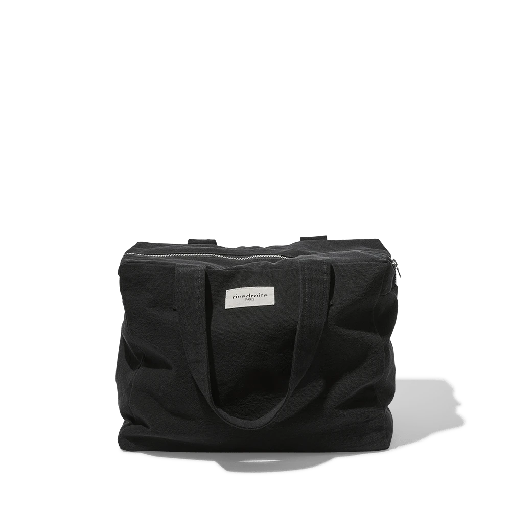 Rivedroite - Cabas 24h Célestins En Coton Recyclé - Noir 3 Rivedroite - Cabas 24h Célestins En Coton Recyclé - Noir
