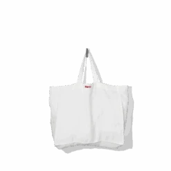 Cabas En Lin Lavé Merci - Blanc Optique -Mode Vêtements Magasin cabas en lin lave blanc optique 28164609278147