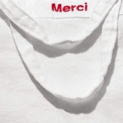 Cabas En Lin Lavé Merci - Blanc Optique -Mode Vêtements Magasin cabas en lin lave blanc optique 28593086169283