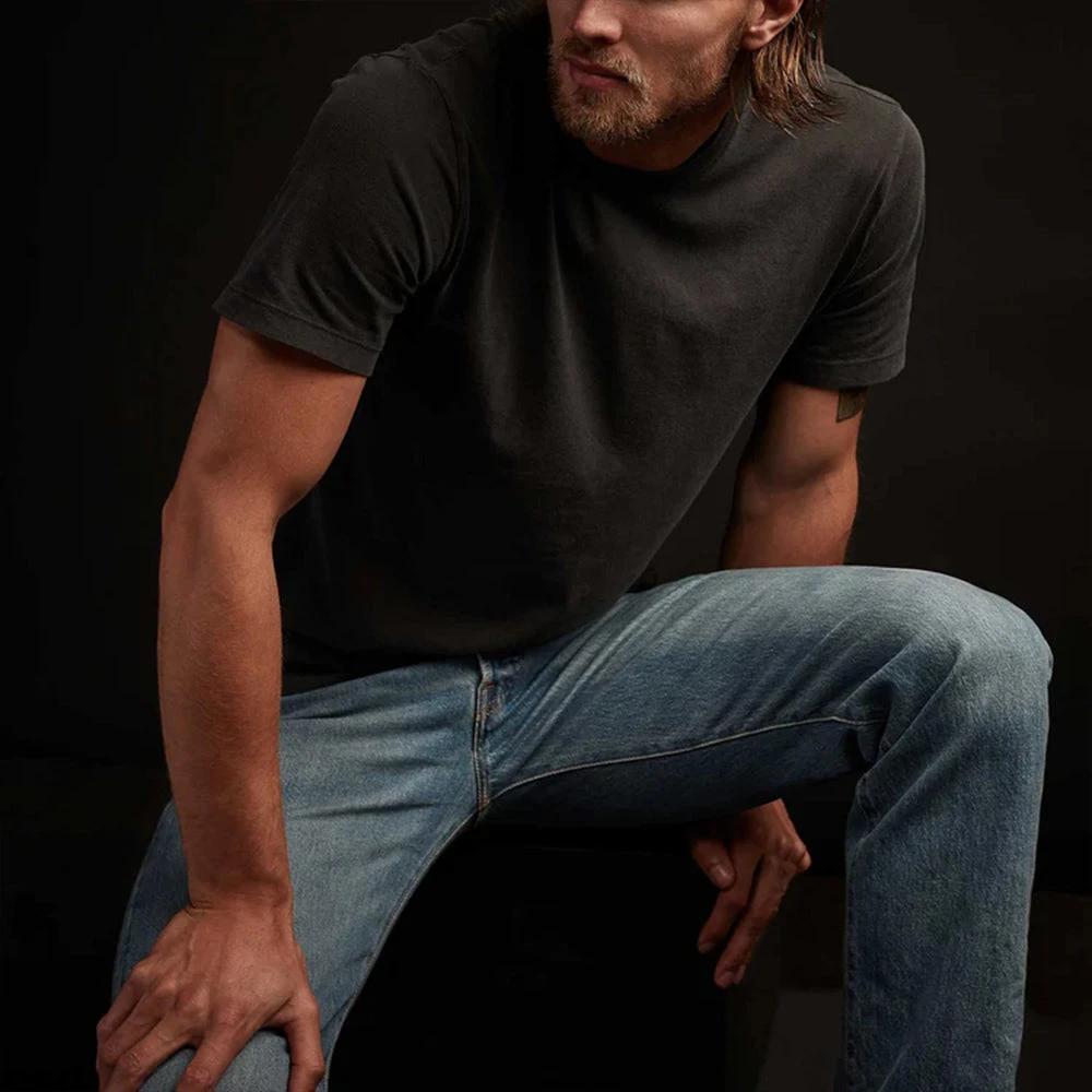 James Perse - T-shirt Short Sleeve Crew Neck - Carbon 6 James Perse - T-shirt Short Sleeve Crew Neck - Carbon – Image 4