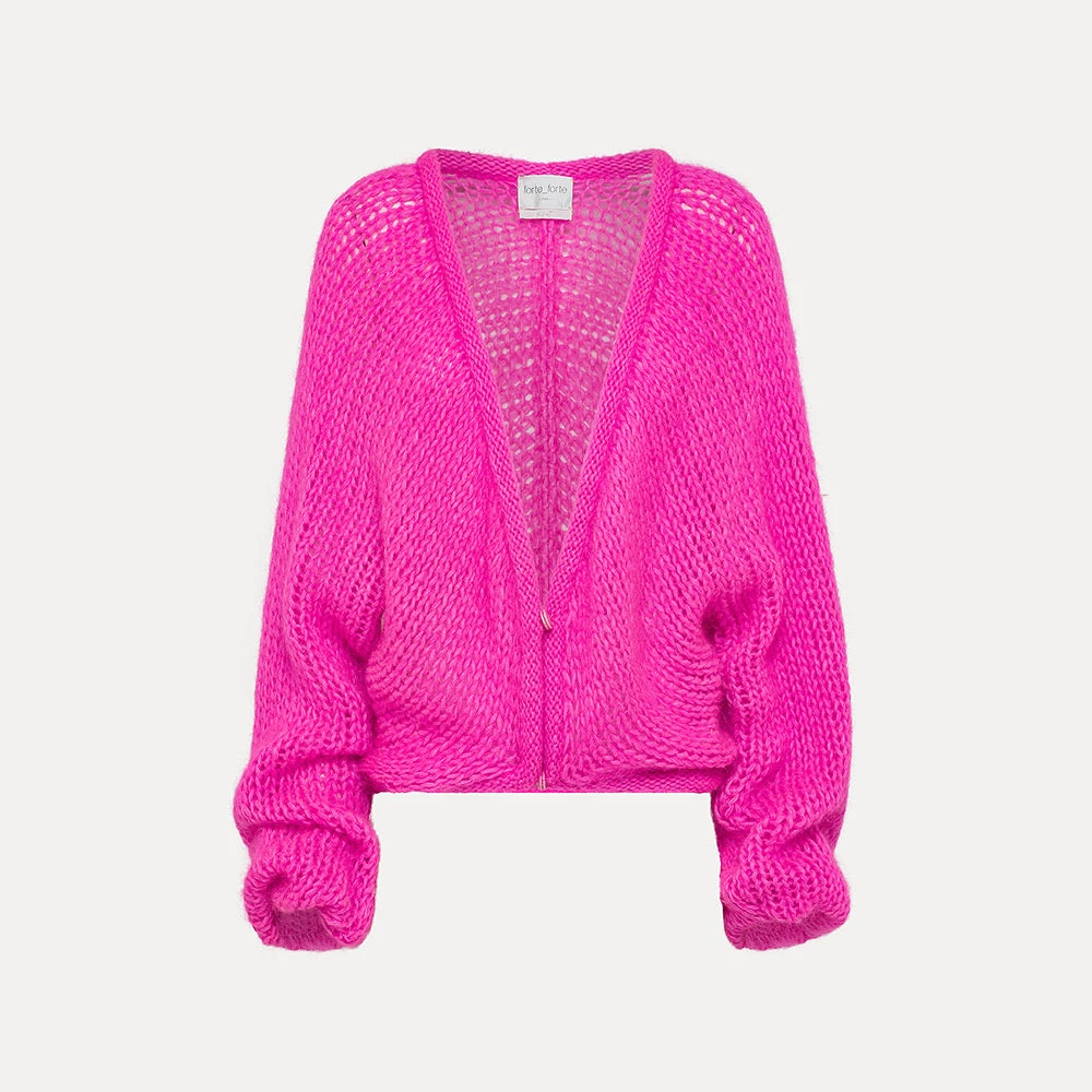 Forte_Forte - Cardigan Cocoon - Rose 3 Forte_Forte - Cardigan Cocoon - Rose