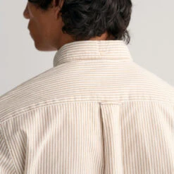 GANT - Chemise à Rayures Banker - Marron 13 GANT - Chemise à Rayures Banker - Marron -Mode Vêtements Magasin cehmise16