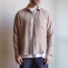 Merci - Chemise Gaspard En Gaze De Coton - Beige 2 Merci - Chemise Gaspard En Gaze De Coton - Beige -Mode Vêtements Magasin chemise gaze clair beige 2