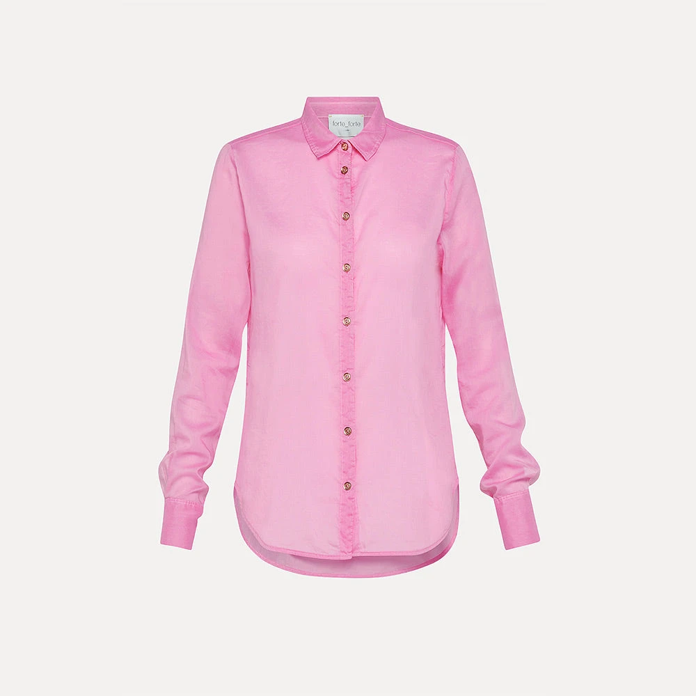 Forte_Forte - Chemise à Coupe Régulière - Rose 3 Forte_Forte - Chemise à Coupe Régulière - Rose
