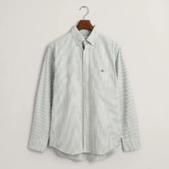 GANT - Chemise à Rayures Banker - Vert
