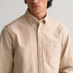 GANT - Chemise Oxford - Marron -Mode Vêtements Magasin chemise27