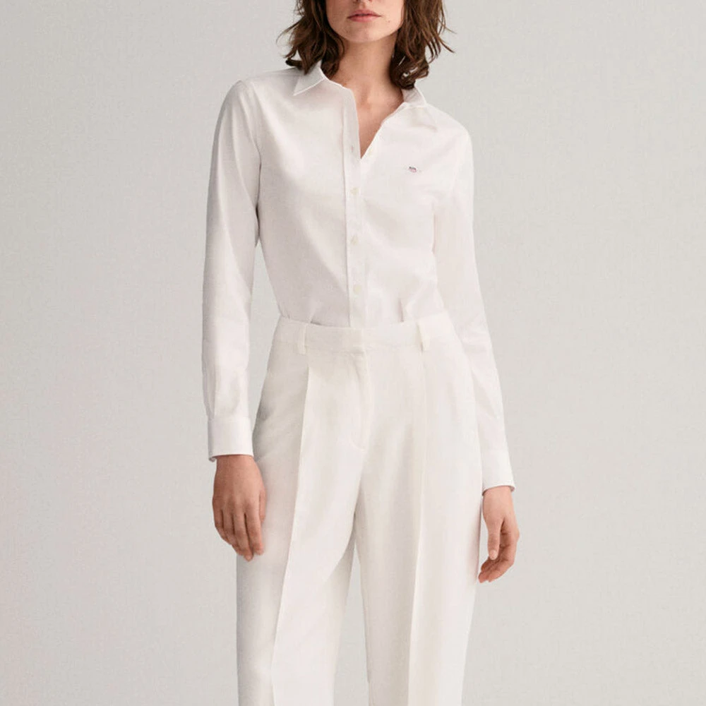 GANT - Chemise Slim Oxford - Blanc 7 GANT - Chemise Slim Oxford - Blanc – Image 5