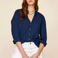 Xirena - Chemise Beau - Marine -Mode Vêtements Magasin chemise3 609885d4 db07 427a 9ece a2d1b15a9ea5