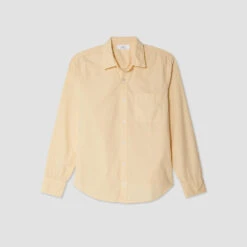 Save Khaki United - Chemise En Poplin - Jaune