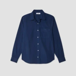 Save Khaki United - Chemise En Poplin - Marine