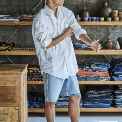 OrSlow - Chemise Oxford - Blanc -Mode Vêtements Magasin chemise6 f896f062 bd7d 47ea b932 c0e9f3c1a576