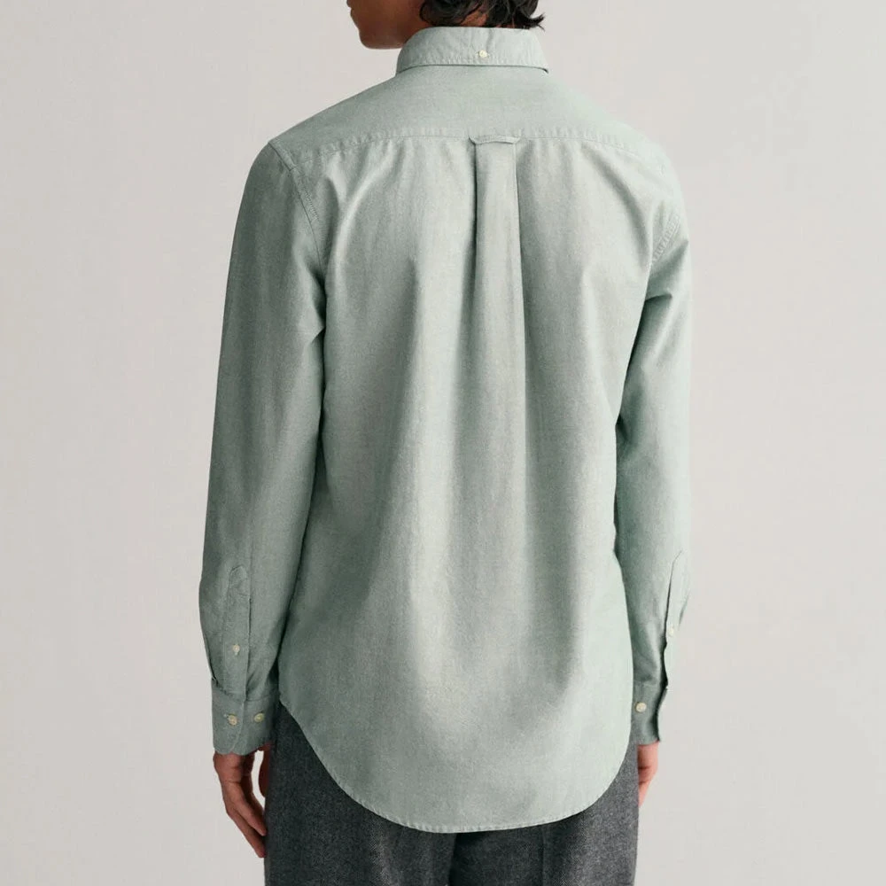 GANT - Chemise Oxford - Vert 6 GANT - Chemise Oxford - Vert – Image 4
