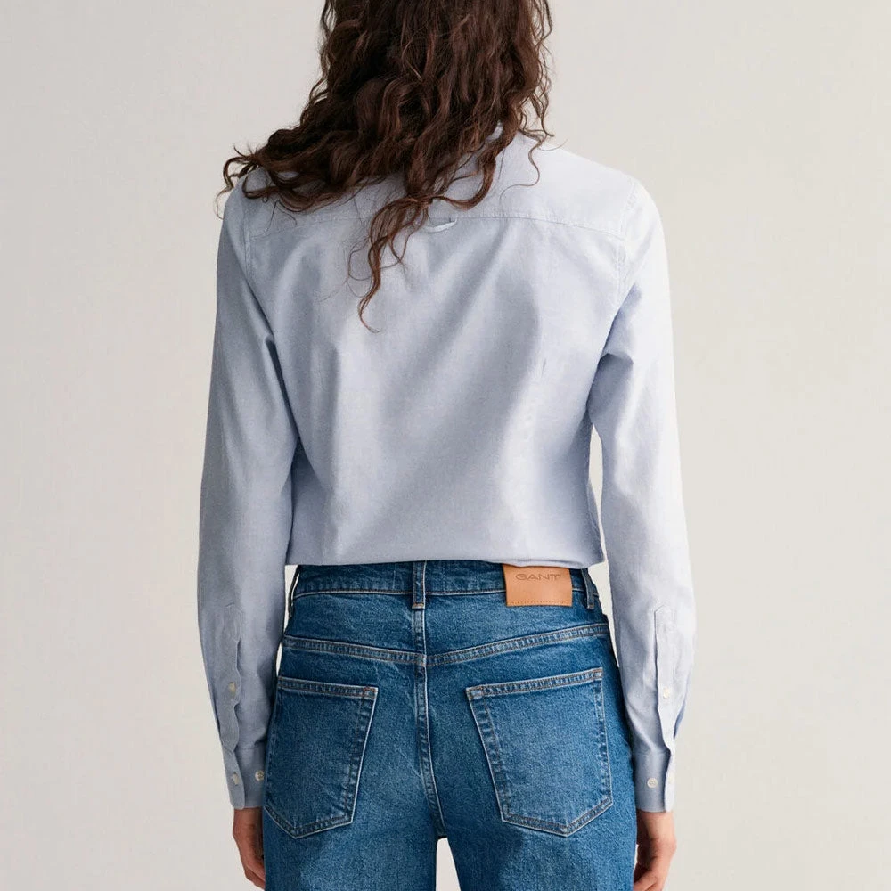 GANT - Chemise Slim Oxford - Bleu 6 GANT - Chemise Slim Oxford - Bleu – Image 4