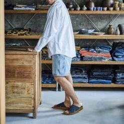 OrSlow - Chemise Oxford - Blanc -Mode Vêtements Magasin chemiser