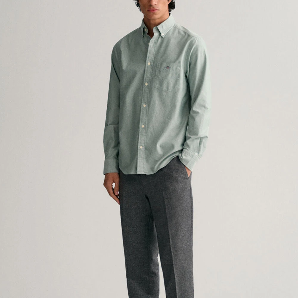 GANT - Chemise Oxford - Vert 7 GANT - Chemise Oxford - Vert – Image 5