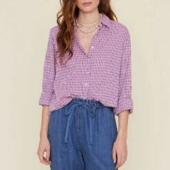 Xirena - Chemise Beau - Fuchsia -Mode Vêtements Magasin coral cove2