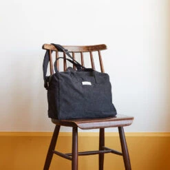 Rivedroite - Sac City Sauval En Coton Recyclé - Noir