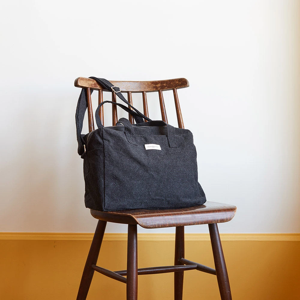 Rivedroite - Sac City Sauval En Coton Recyclé - Noir 3 Rivedroite - Sac City Sauval En Coton Recyclé - Noir