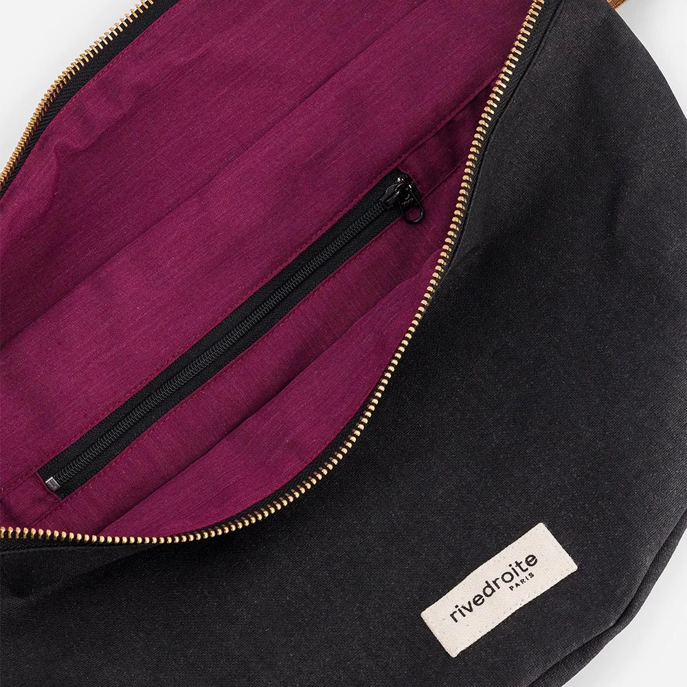 Rivedroite - Sac Banane Custine - Black Tobacco Wine 5 Rivedroite - Sac Banane Custine - Black Tobacco Wine – Image 3