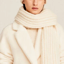 Rosso 35 - Echarpe En Alpaga - Beige