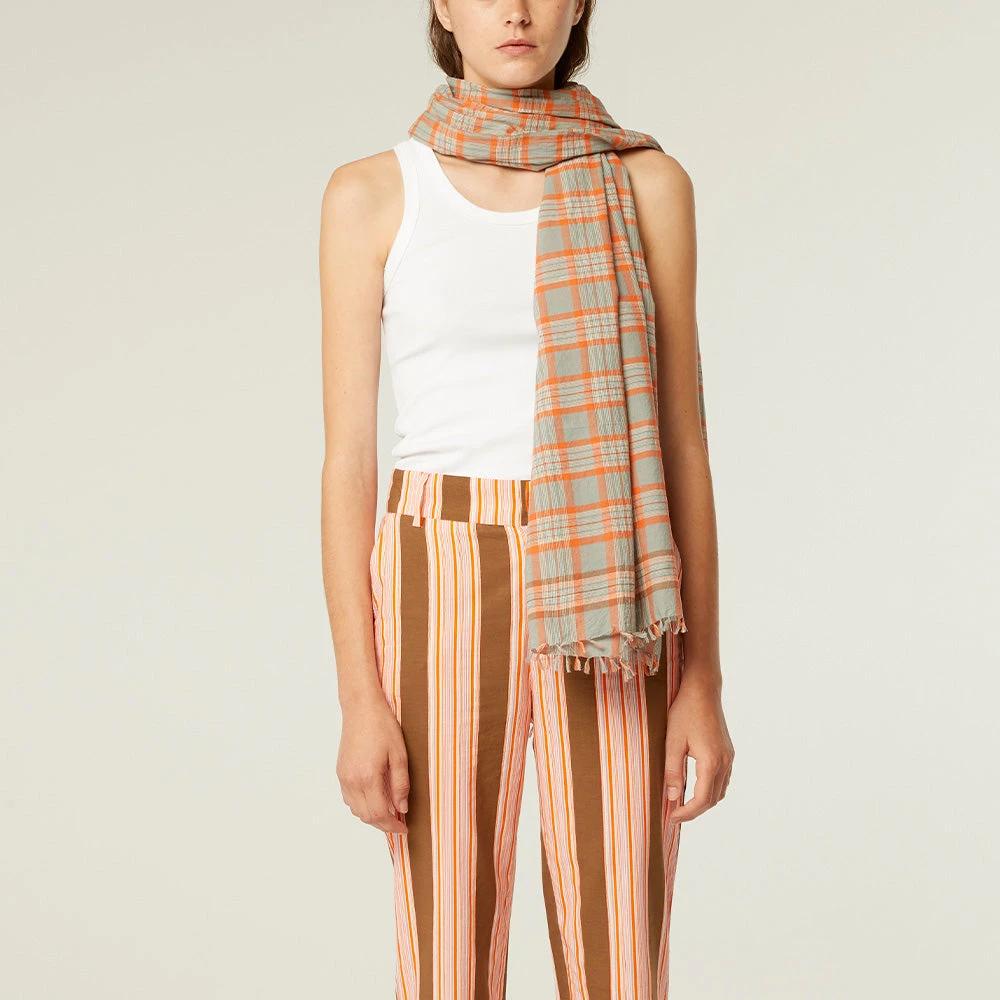 Moismont - Echarpe N°665 - Orange 4 Moismont - Echarpe N°665 - Orange – Image 2