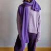 Merci - Étole En Cachemire - Violet
