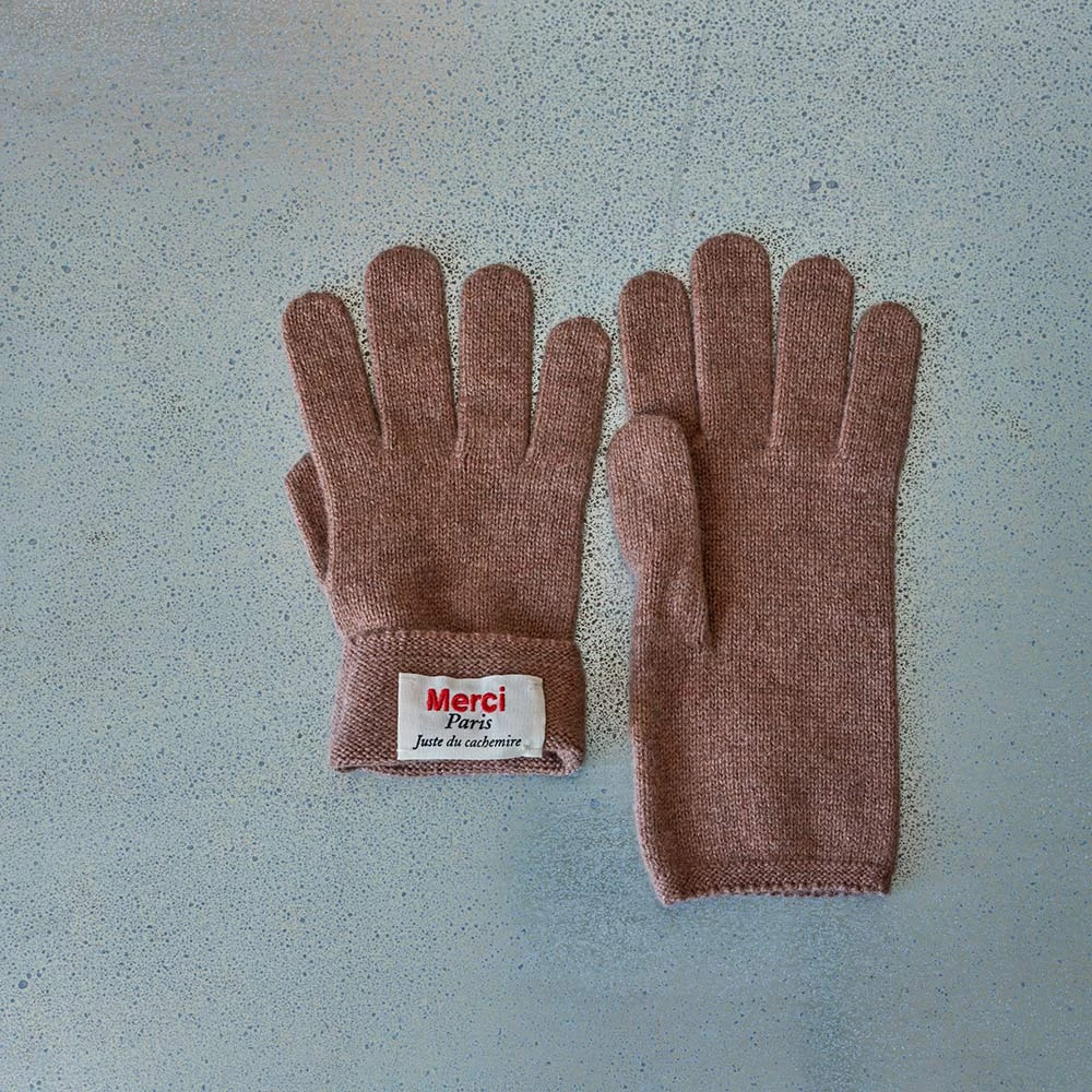 Merci - Gants En Cachemire - Camel 4 Merci - Gants En Cachemire - Camel – Image 2