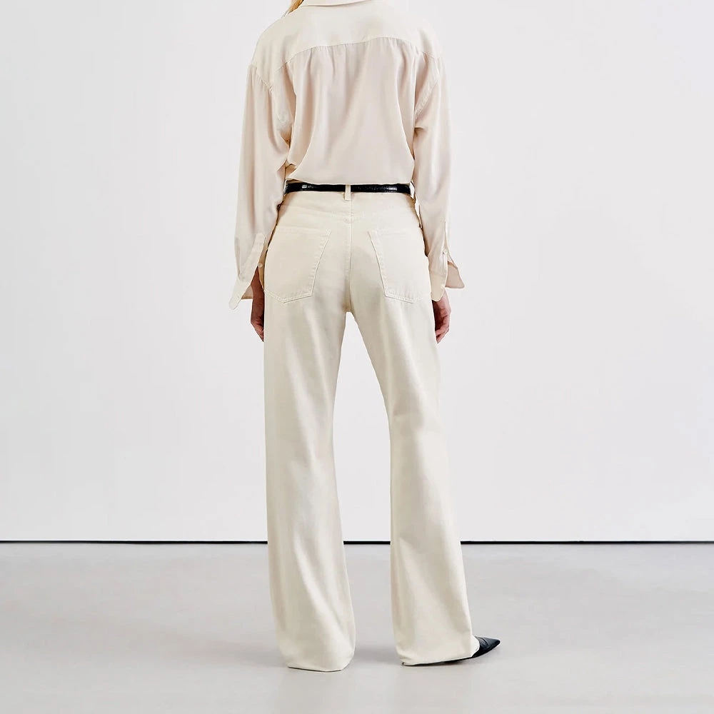 Nili Lotan - Jeans Mitchel - Ecru 5 Nili Lotan - Jeans Mitchel - Ecru – Image 3