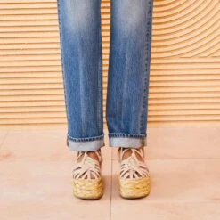 ULLA JOHNSON Ulla Jonhson - Jeans Daphne - Bleu -Mode Vêtements Magasin jeans5