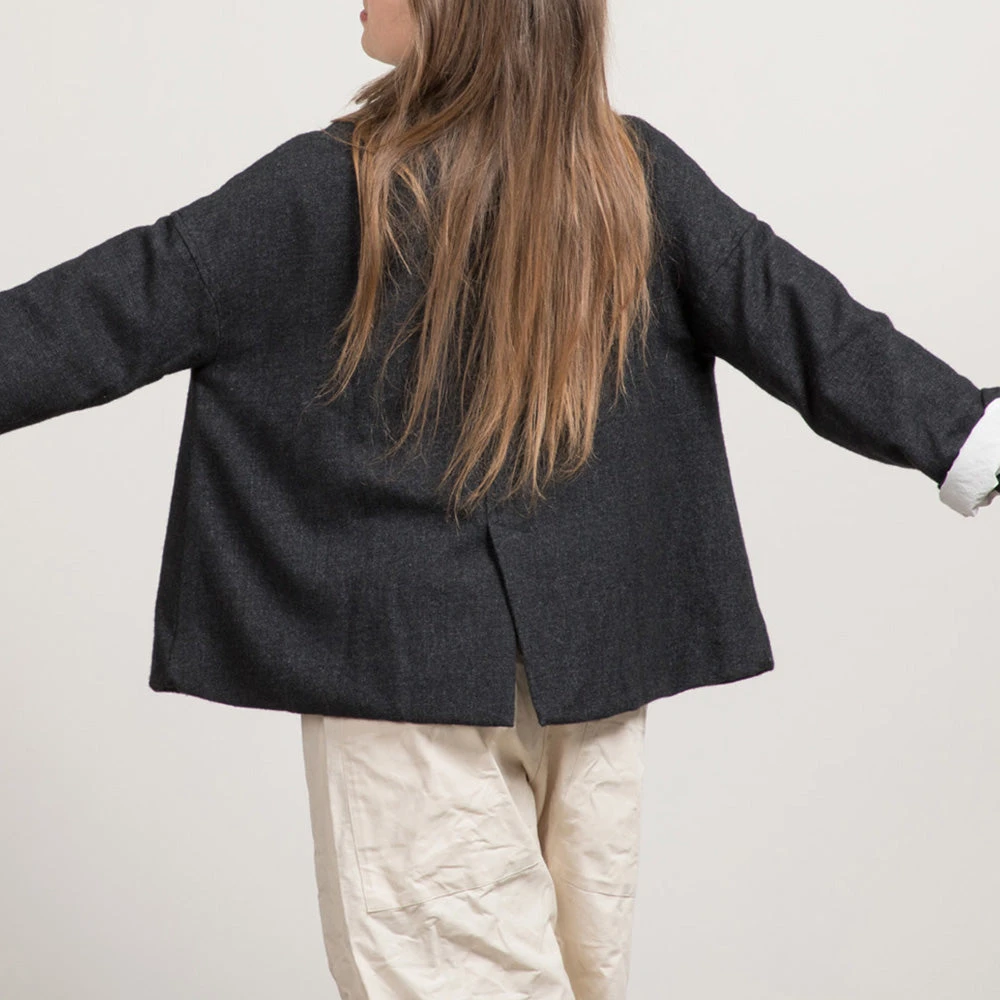 Album Di Famiglia - Blazer En Laine- Gris 4 Album Di Famiglia - Blazer En Laine- Gris – Image 2