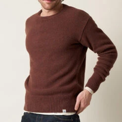 Merz B. Schwanen - Pullover Merino - Marron -Mode Vêtements Magasin m1 2d966f43 5fdc 4777 b105 351b6c59a4c0