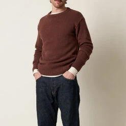 Merz B. Schwanen - Pullover Merino - Marron -Mode Vêtements Magasin m5 ef810217 baad 4b47 bec2 658b852cb499