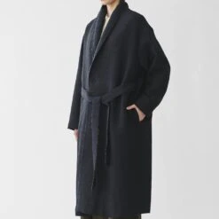 Pas De Calais - Manteau à Rayures - Marine