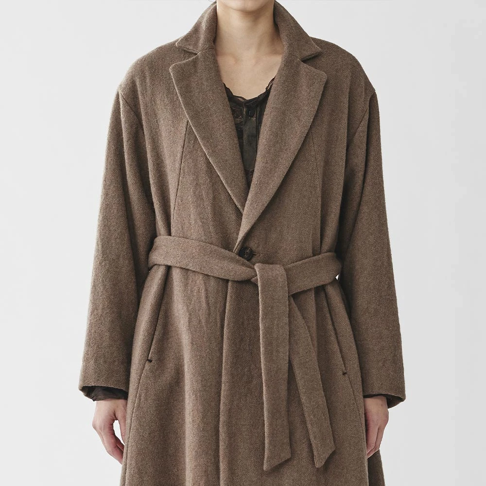 Pas De Calais - Manteau à Boutons - Marron 5 Pas De Calais - Manteau à Boutons - Marron – Image 3