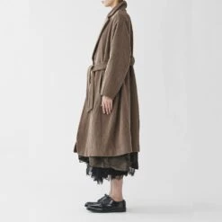 Pas De Calais - Manteau à Boutons - Marron 13 Pas De Calais - Manteau à Boutons - Marron -Mode Vêtements Magasin manteau6