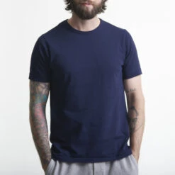 Merz B. Schwanen - T-Shirt Classic Fit 1950 - Encre -Mode Vêtements Magasin marine7