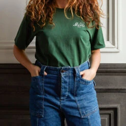 Merci - T-Shirt Unisexe Non Merci "Rive Gauche" - Vert