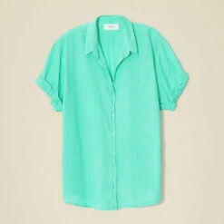 Xirena - Chemise Chaning - Vert Menthe 11 Xirena - Chemise Chaning - Vert Menthe -Mode Vêtements Magasin mint2