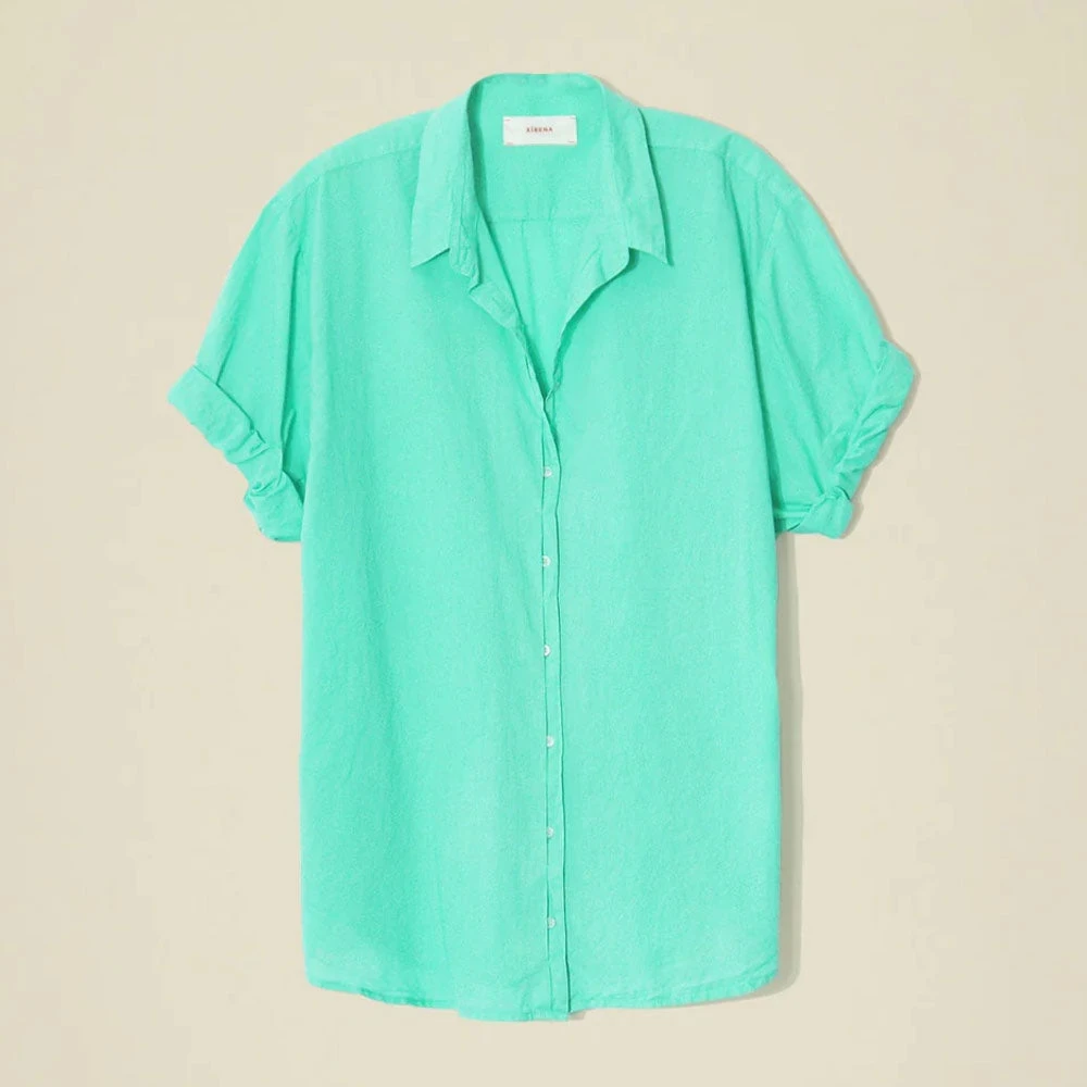 Xirena - Chemise Chaning - Vert Menthe 5 Xirena - Chemise Chaning - Vert Menthe – Image 3