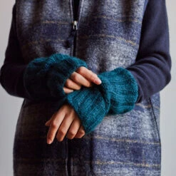 Merci - Mitaines En Laine D'alpaga - Vert