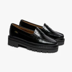 GH Bass - Mocassins Weejuns Superlug Penny - Noir
