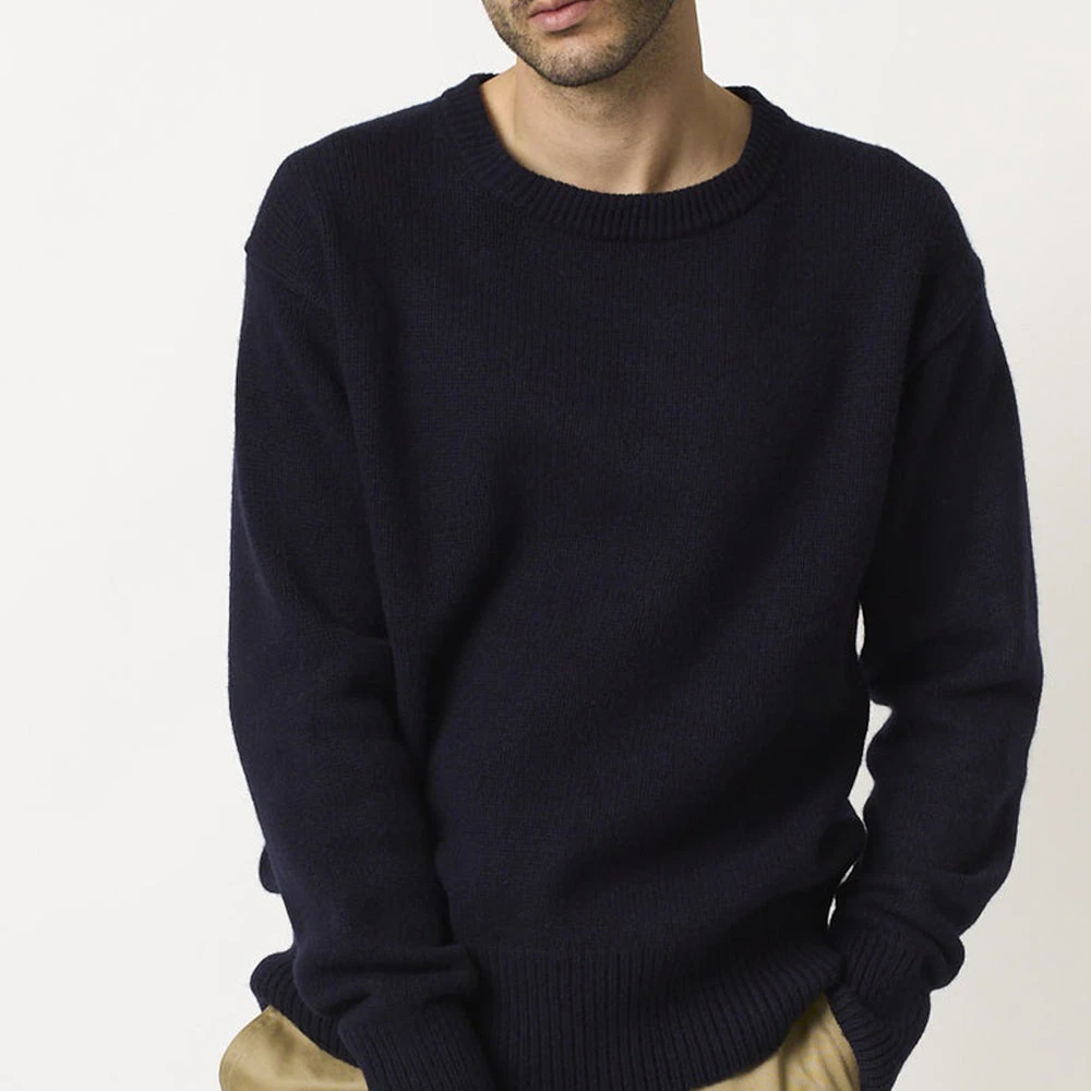 Merz B. Schwanen - Pullover Merino - Marine 5 Merz B. Schwanen - Pullover Merino - Marine – Image 3