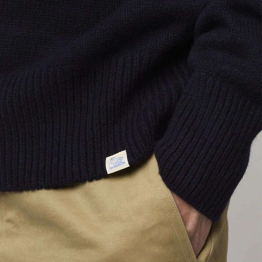 Merz B. Schwanen - Pullover Merino - Marine 8 Merz B. Schwanen - Pullover Merino - Marine – Image 6