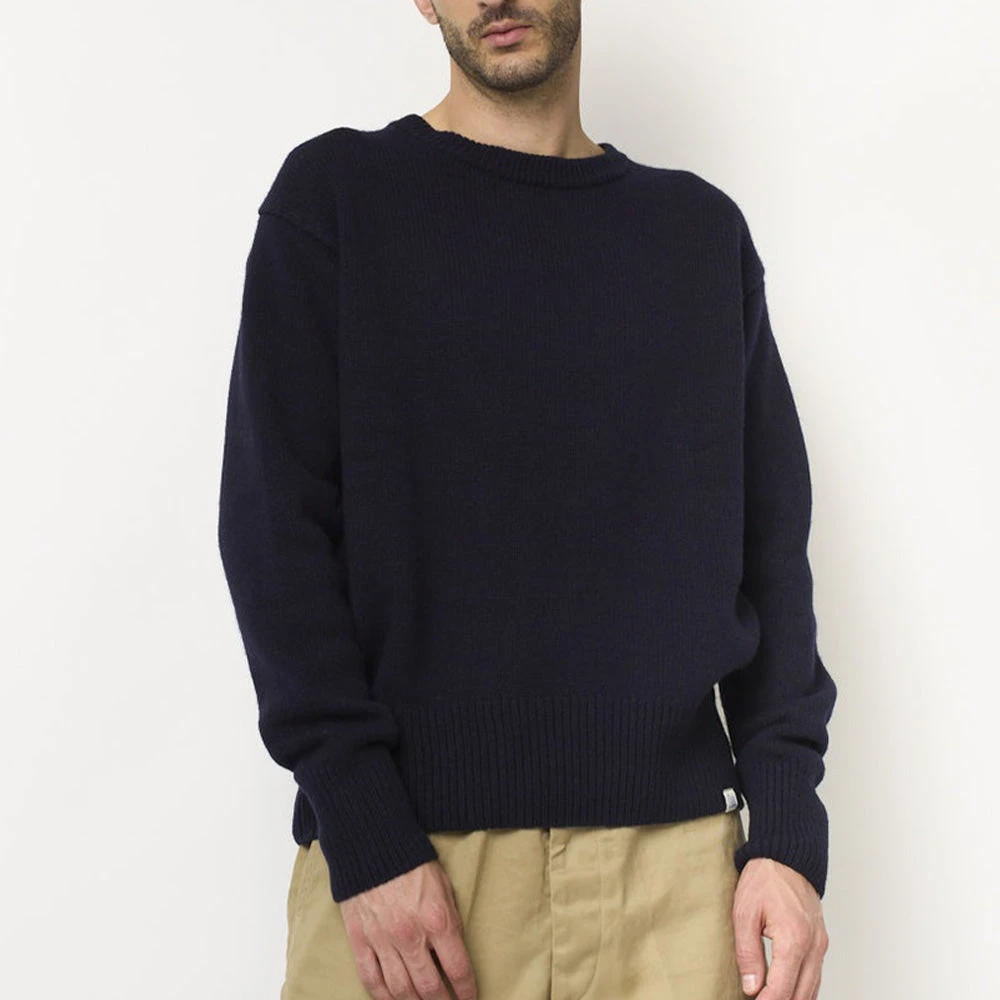 Merz B. Schwanen - Pullover Merino - Marine 4 Merz B. Schwanen - Pullover Merino - Marine – Image 2