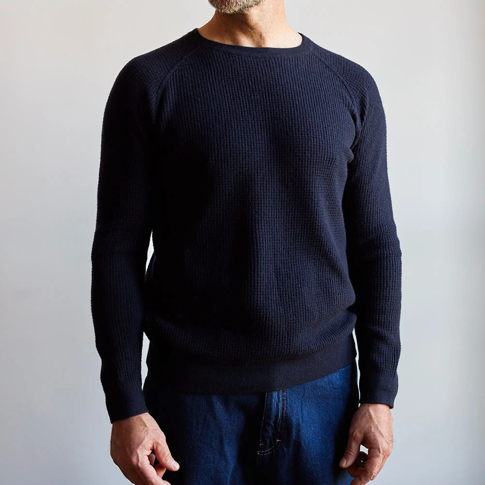 Merci - Pull En Laine - Bleu Marine 3 Merci - Pull En Laine - Bleu Marine