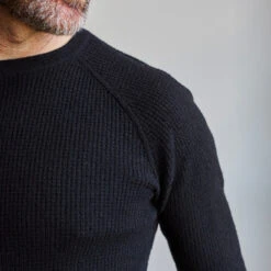 Merci - Pull En Laine - Noir Charbon 7 Merci - Pull En Laine - Noir Charbon -Mode Vêtements Magasin nid dabeille noir de 52191cea d08d 4a48 8263 9ada1d3cd30d