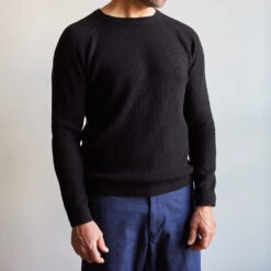 Merci - Pull En Laine - Noir Charbon